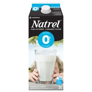 Natrel Lait 0 % finement filtré écrémé  2 L