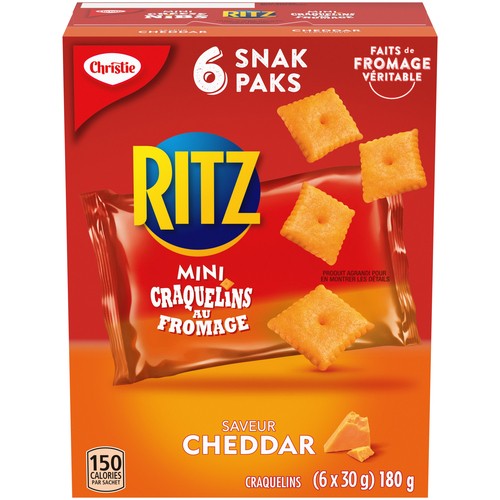 Ritz Mini Cheese Nibs Snak Paks 