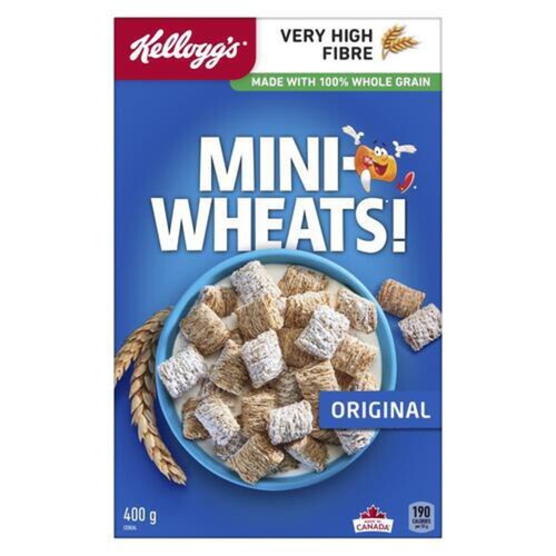 Kellogg's Mini Wheats Cereal Frosted Original 400 g