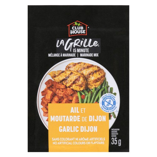 Club House La Grille Marinade Mix Garlic Dijon 35 g