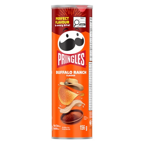 Pringles Potato Chips Buffalo Ranch 156 g 