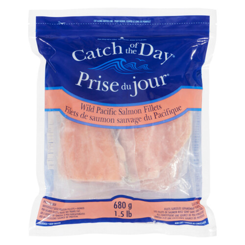 Catch of the Day Frozen Pink Salmon Fillets 680 g