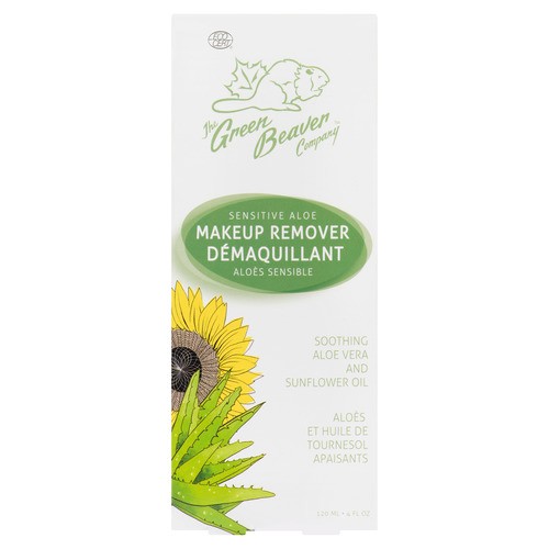 The Green Beaver Company Makeup Remover Aloe Vera & Sunflower Oil 120 ml