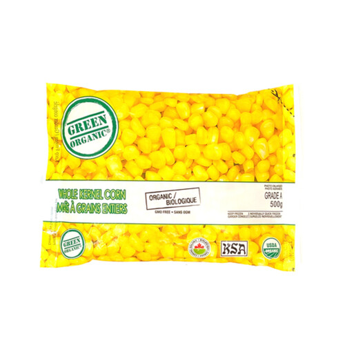 Green Organic Sweet Corn Frozen 500 g