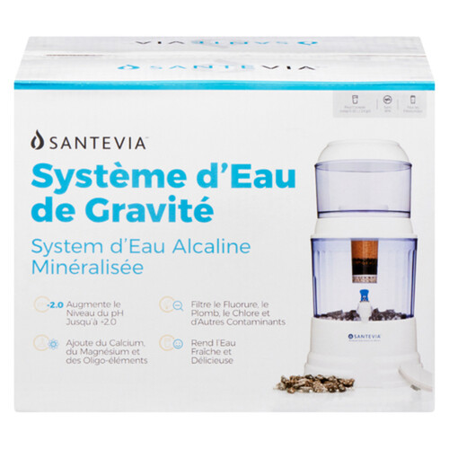 Système d'eau alcaline par gravité Santevia