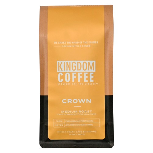 Kingdom Whole Bean Coffee Crown Medium Roast 340 g