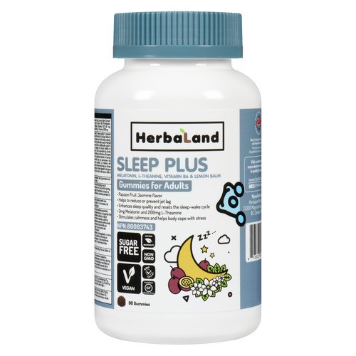 Herbaland Gummies Adult Sleep Plus Vitamins 90 ea