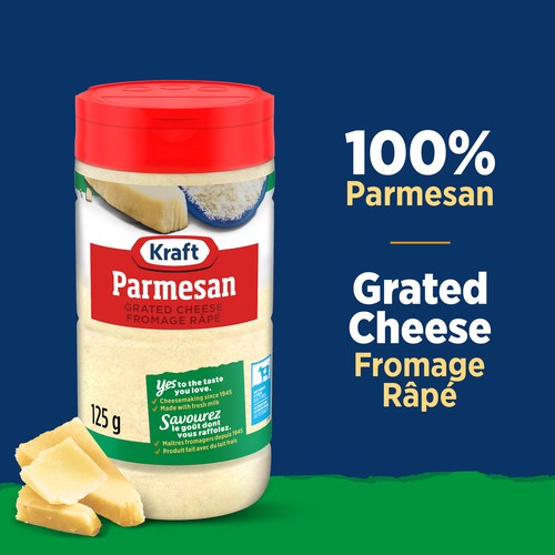 Kraft Cheese Parmesan 100% 125 g