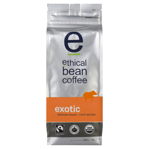 Ethical Bean Whole Bean Coffee Medium Roast Exotic 340 g