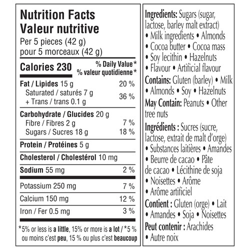 Lindt Swiss Classic Milk Chocolate Bar Almond Butter 100 g