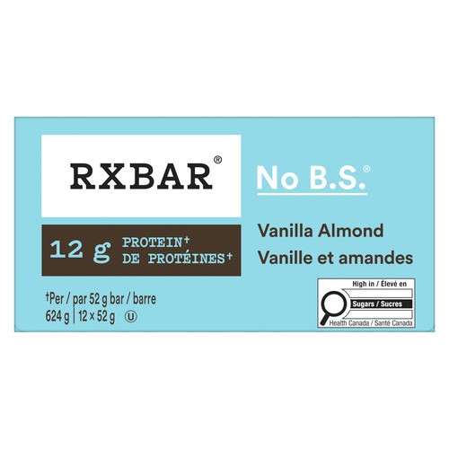 RxBar Protein Bar Vanilla Almond 12 x 52 g