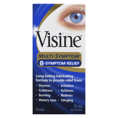 Visine Multi Symptom Eye Drops 15 mL
