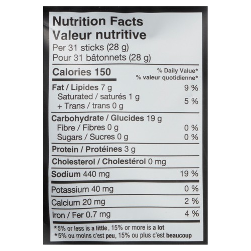 Pop Daddy Pretzel Sticks Garlic Parmesan 212 g