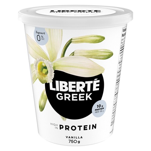 Liberté Greek 0% Yogurt Vanilla High Protein 750 g