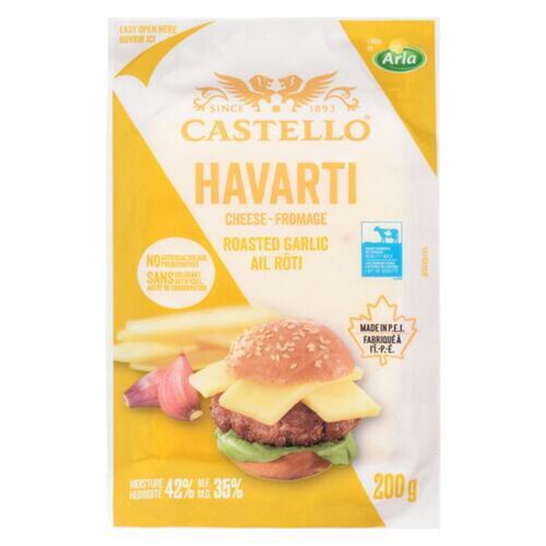 Castello Havarti Cheese Roasted Garlic 200 g