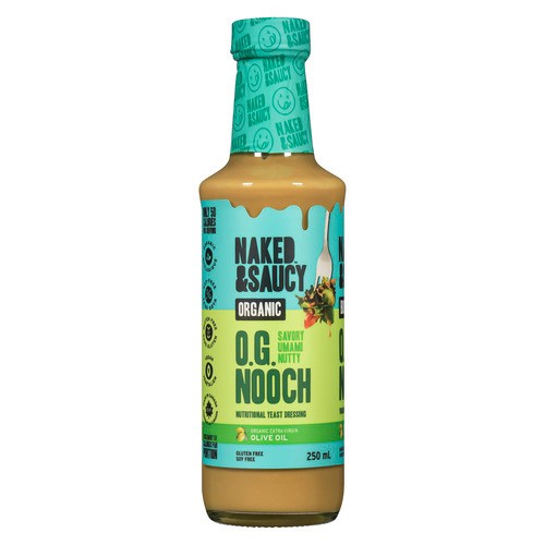 Naked & Saucy Organic Nutritional Yeast Dressing Nooch Original 250 ml