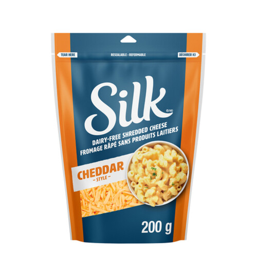 Silk Dairy Free Plant Based Shredded Cheese Cheddar 200 g