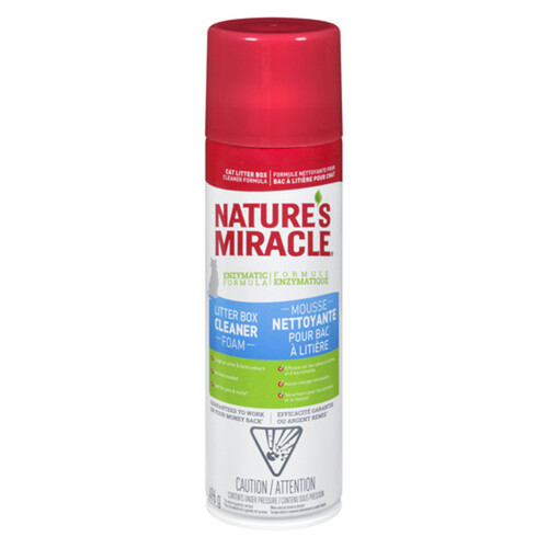 Nature's Miracle Foam Cleaner Litter Box 496 g