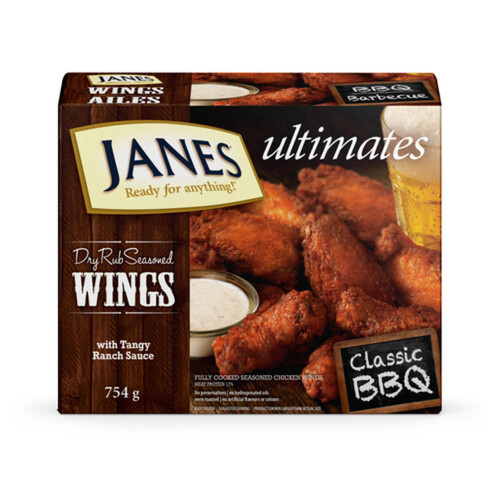 Janes Frozen Chicken Wings Classic BBQ 754 g 