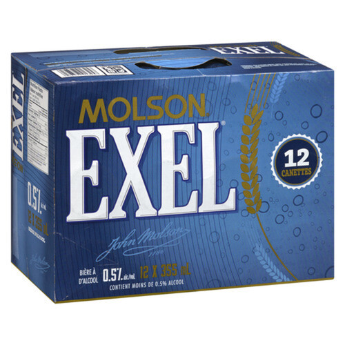 Molson Exel Non Alcoholic Beer 12 x 355 ml