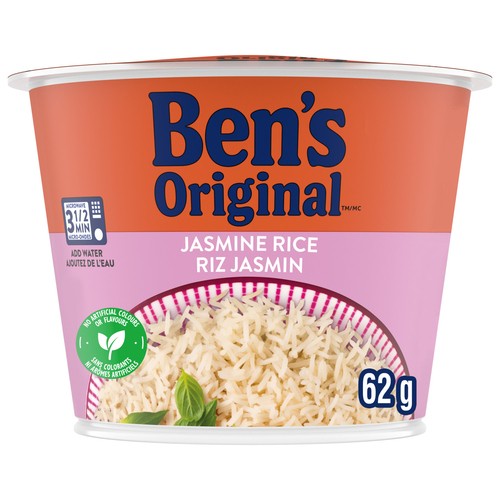 Ben's Original Single Serve Rice Cup Jasmine Rice 62 g