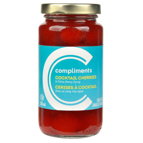 Compliments Red Cocktail Cherries 250 ml