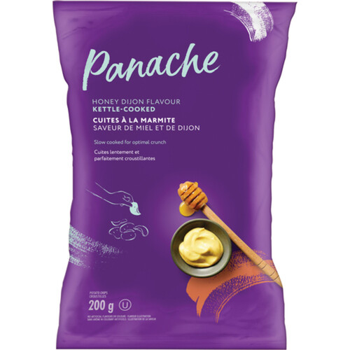 Panache Kettle-Cooked Potato Chips Honey Dijon 200 g