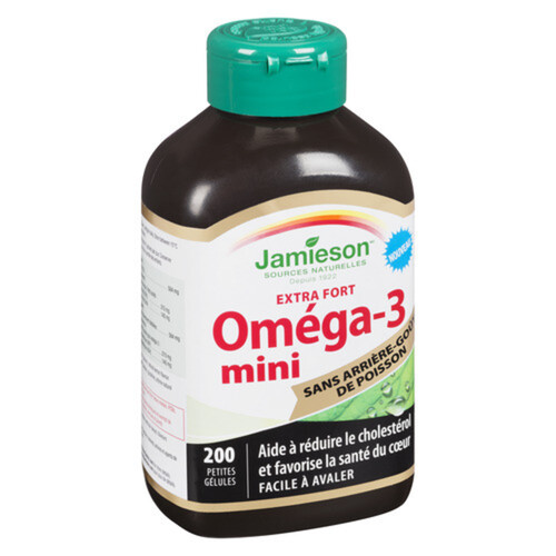 Jamieson Omega3 Mini Vitamins Extra Fort 200 EA Voilà Online