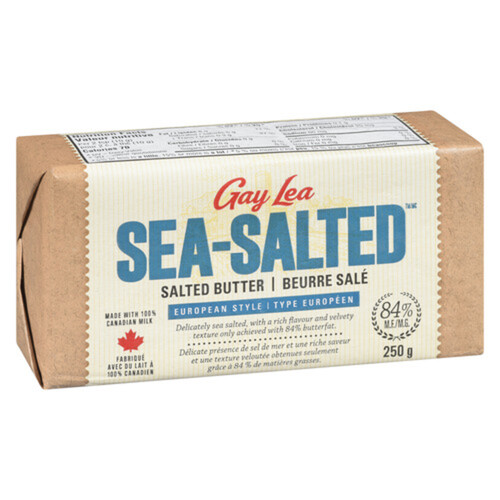 Gay Lea 84% Butter Sea Salted 250 g