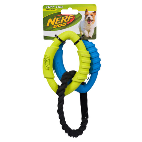 Nerf 9inch 7005 Dog Three Ring Tug 1 EA