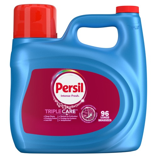 Persil TripleCare Liquid Laundry Detergent Intense Fresh 3.72 L