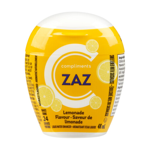 Compliments ZAZ Liquid Water Enhancer Lemonade 48 ml