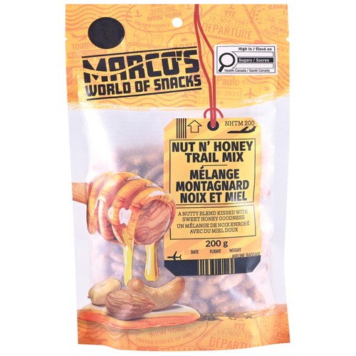 Marco's World Of Snacks Trail Mix Nut n' Honey 200 g