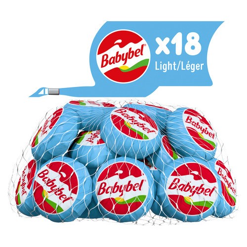 Babybel Semi-Soft Ripened Cheese Light 18 x 20 g