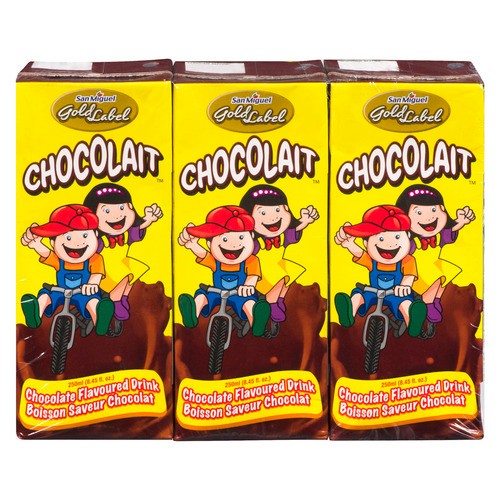 San Miguel Chocolait Chocolate Flavoured Drink 3 x 250 ml