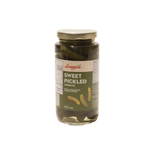 Longo's Gherkins Sweet Pickled 375 ml