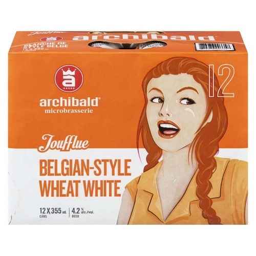Archibald Joufflue Beer 4.2% Alcohol 12 x 355 ml (cans) 
