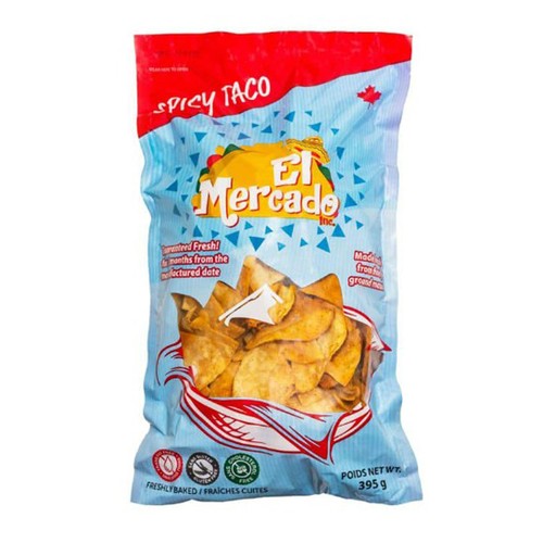 El Mercado Tortillas Chips Spicy 395 g