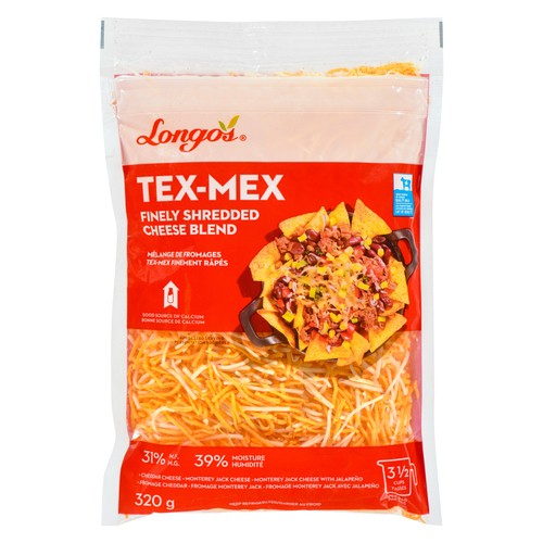 Longo's Shredded Cheese Blend Tex Mex 320 g