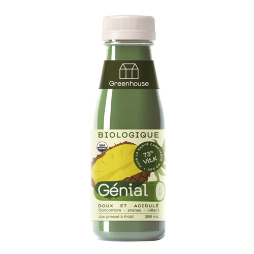 Greenhouse Organic Juice Genius 300 ml (bottle)