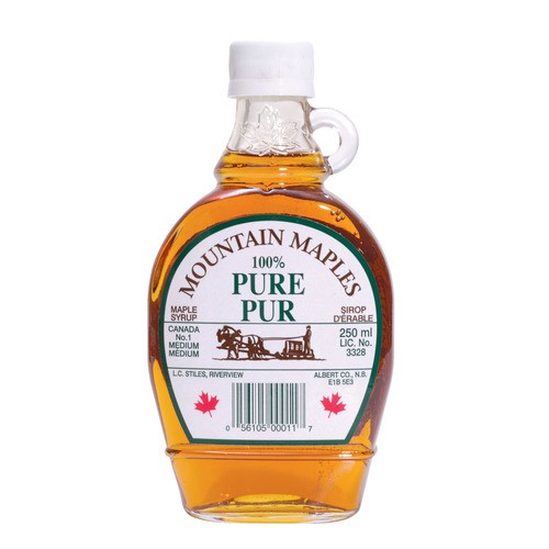 Mountain Maple 100% Pure Maple Syrup Glass Bottle 250 ml