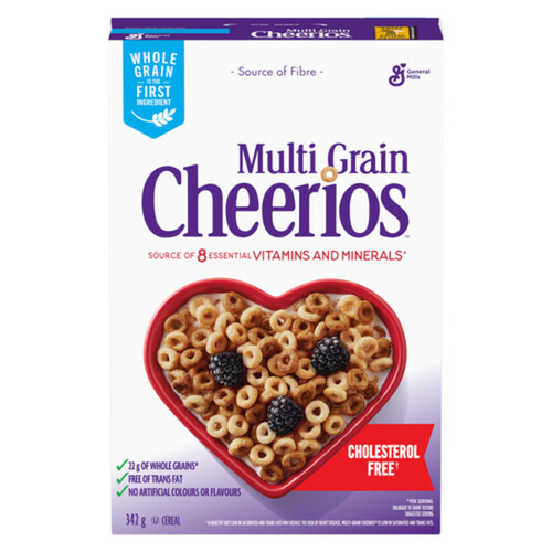 Cheerios Cereal Multi Grain Whole Grains 342 g