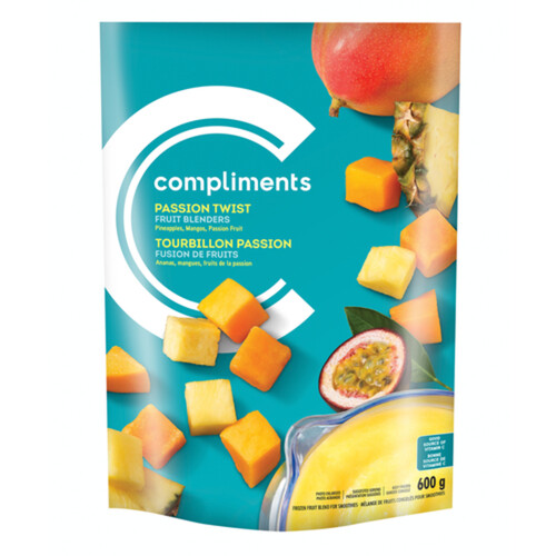 Compliments Frozen Fruit Blenders Tropical Passion 600 g