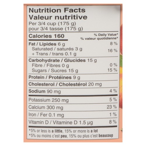 Iögo Canadian Harvest 3.2% Yogurt Peaches 650 g