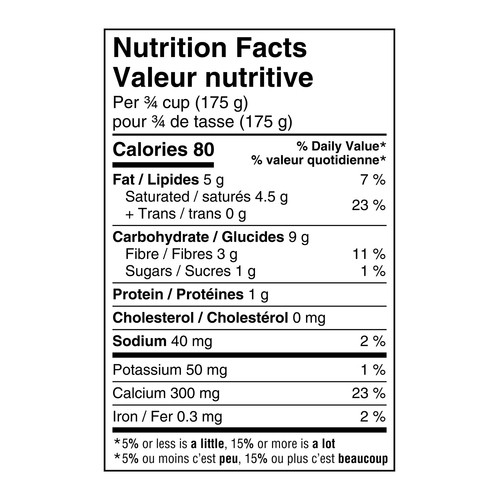 Silk Dairy-Free Plant Based Coconut Yogurt Unsweetened Vanilla 680 g