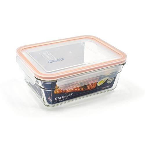 Glasslock Container Rectangle 1.7 L