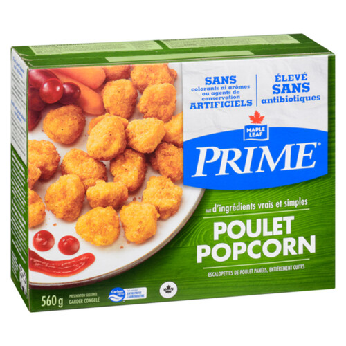 Prime Poulet popcorn élevé sans antibiotiques 560 g