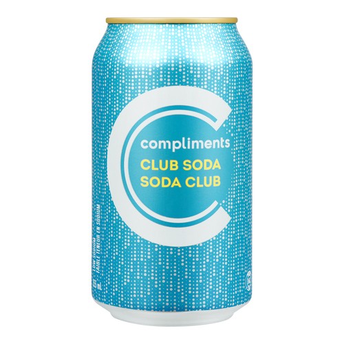Compliments Soft Drink Club Soda 355 ml