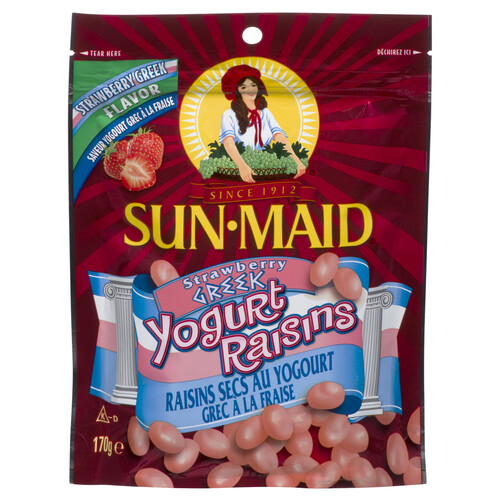 Sun.Maid Yogurt Raisins Strawberry Greek 170 g Voilà Online Groceries & Offers