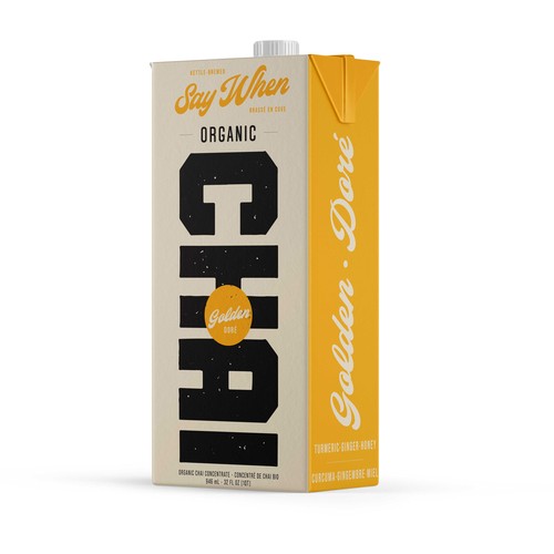 Say When Organic Chai Concentrate Golden 946 ml